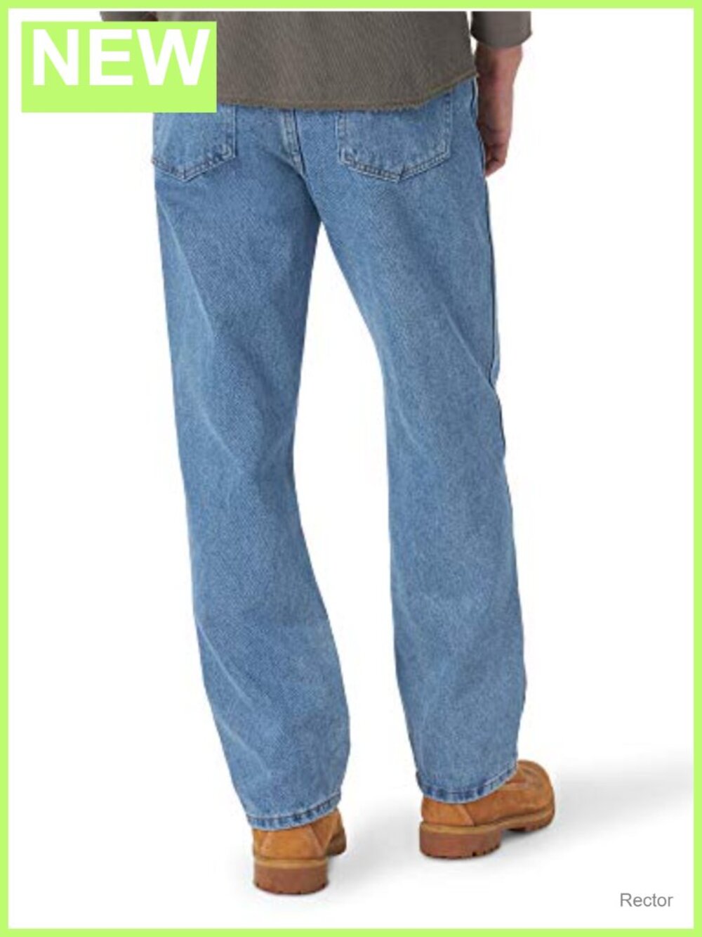 Rustler Classic Regular Fit Mid Rise Straight Leg Jeans - Picture 2 of 5